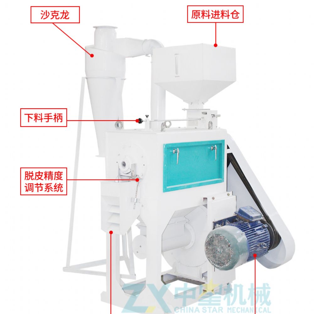 S180新型干法玉米脱皮机