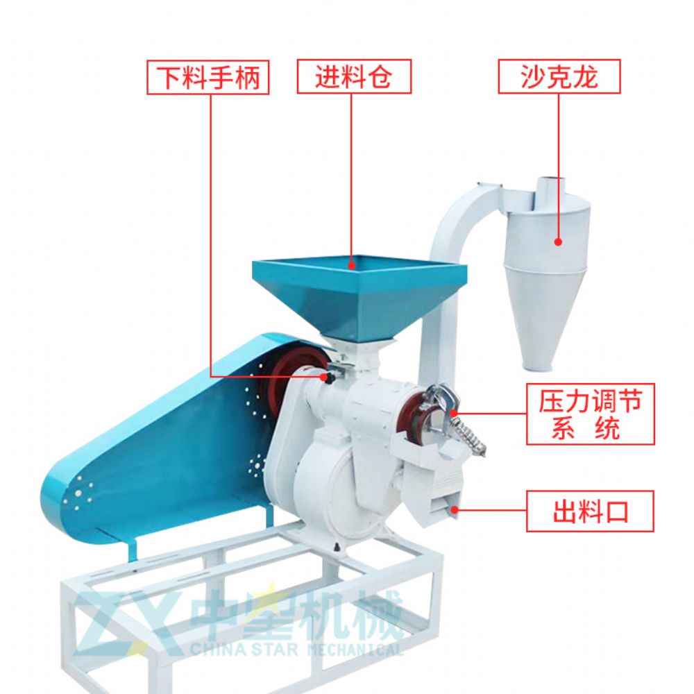玉米脱皮抛光机